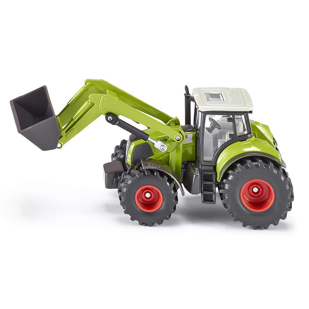 Trattore claas Axion con benna