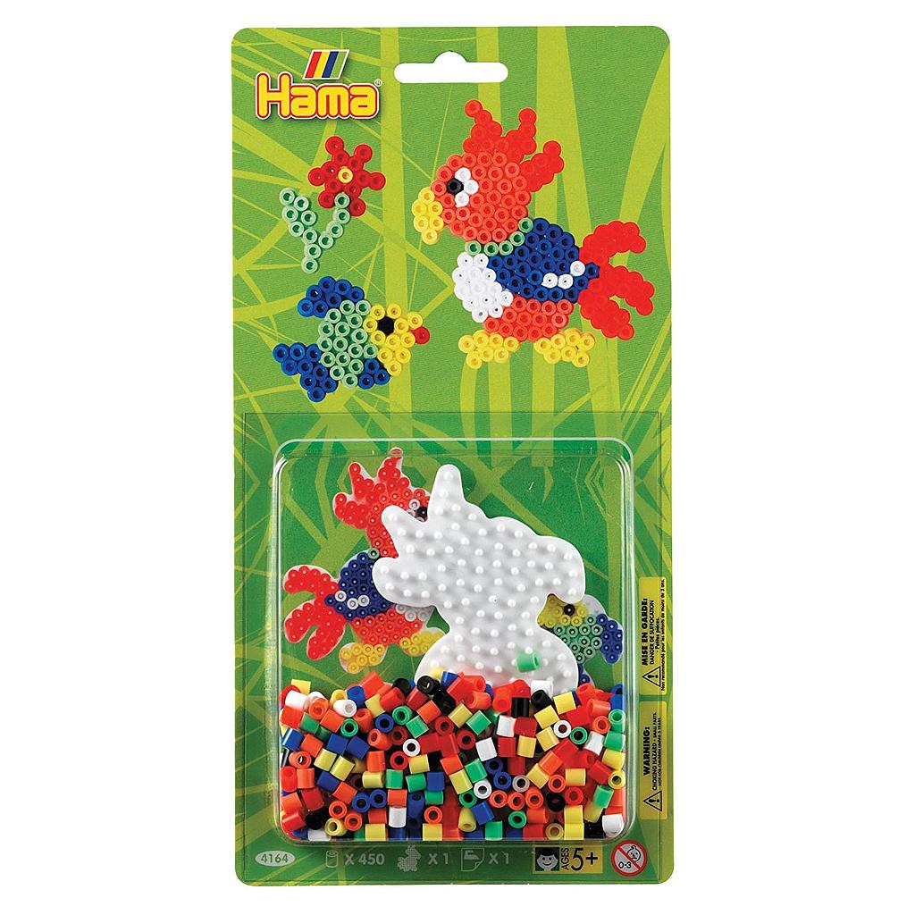 Hama Perline Parrot-pesce- fiore 