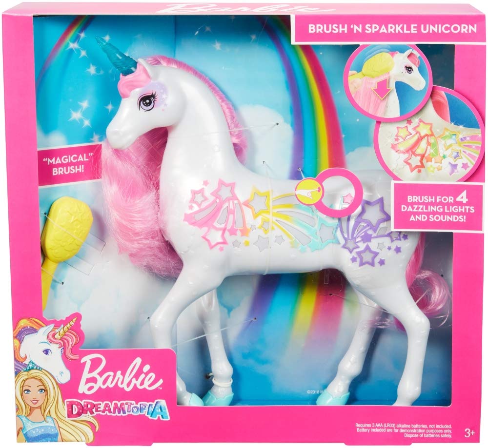 Barbie unicorno Pettina e brilla