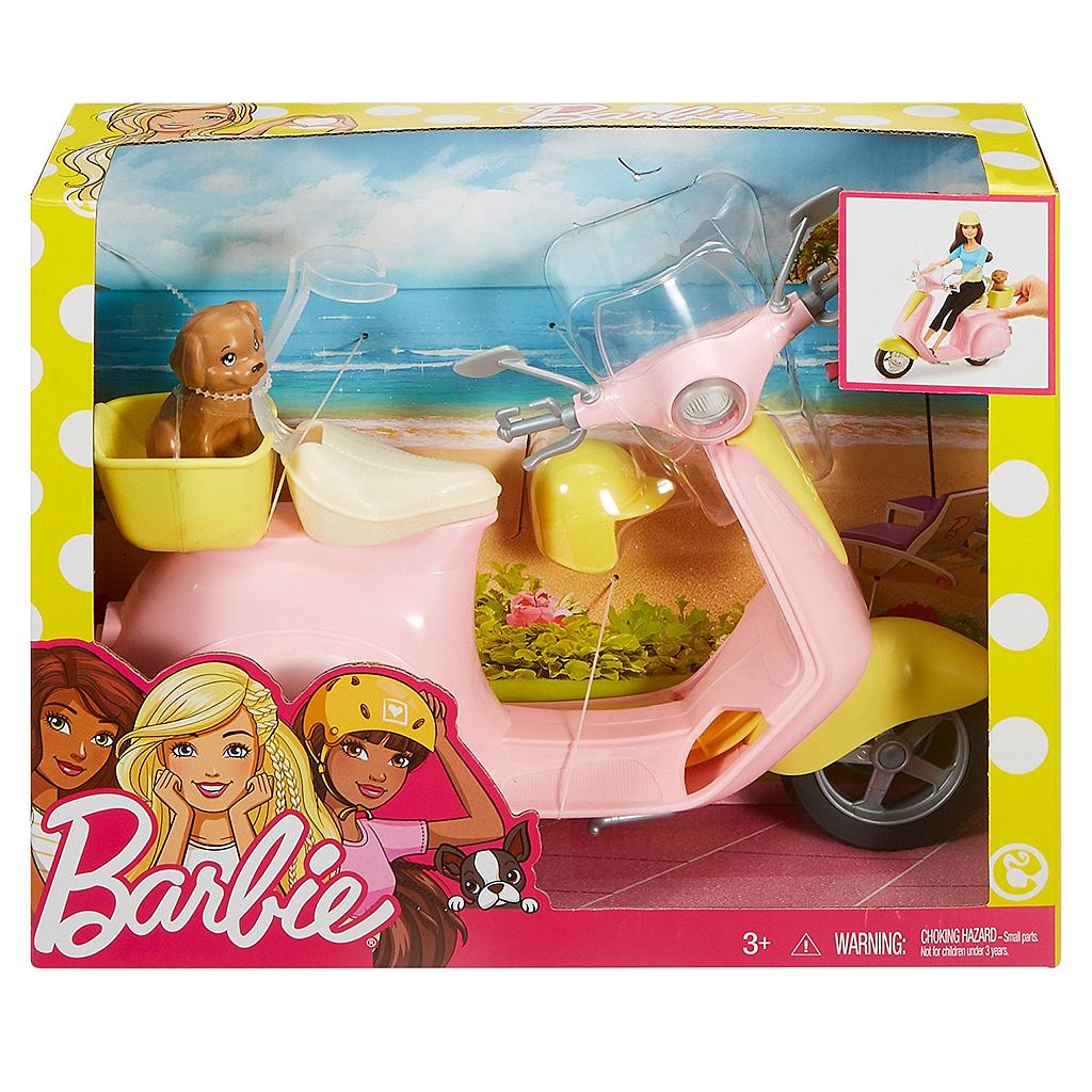 Barbie Scooter cagnolino e casco