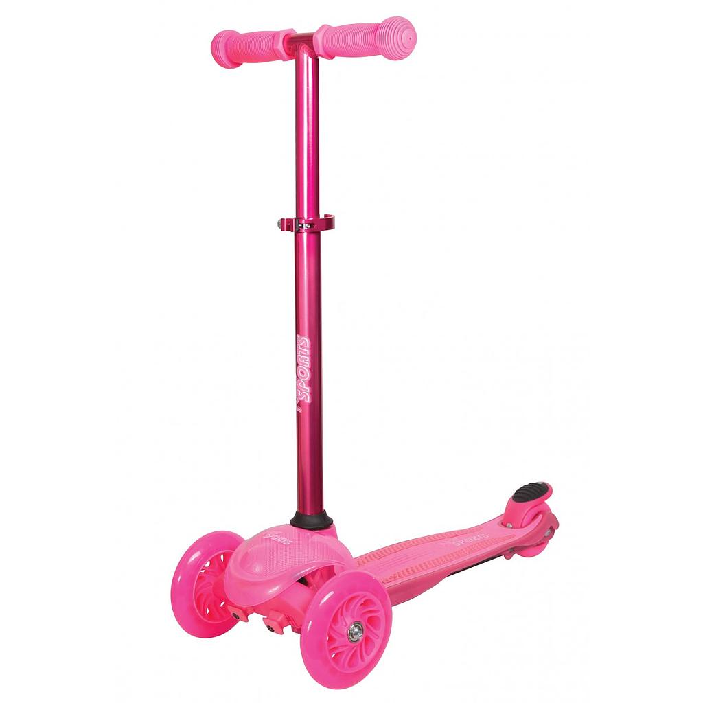monopattino rosa con luce led