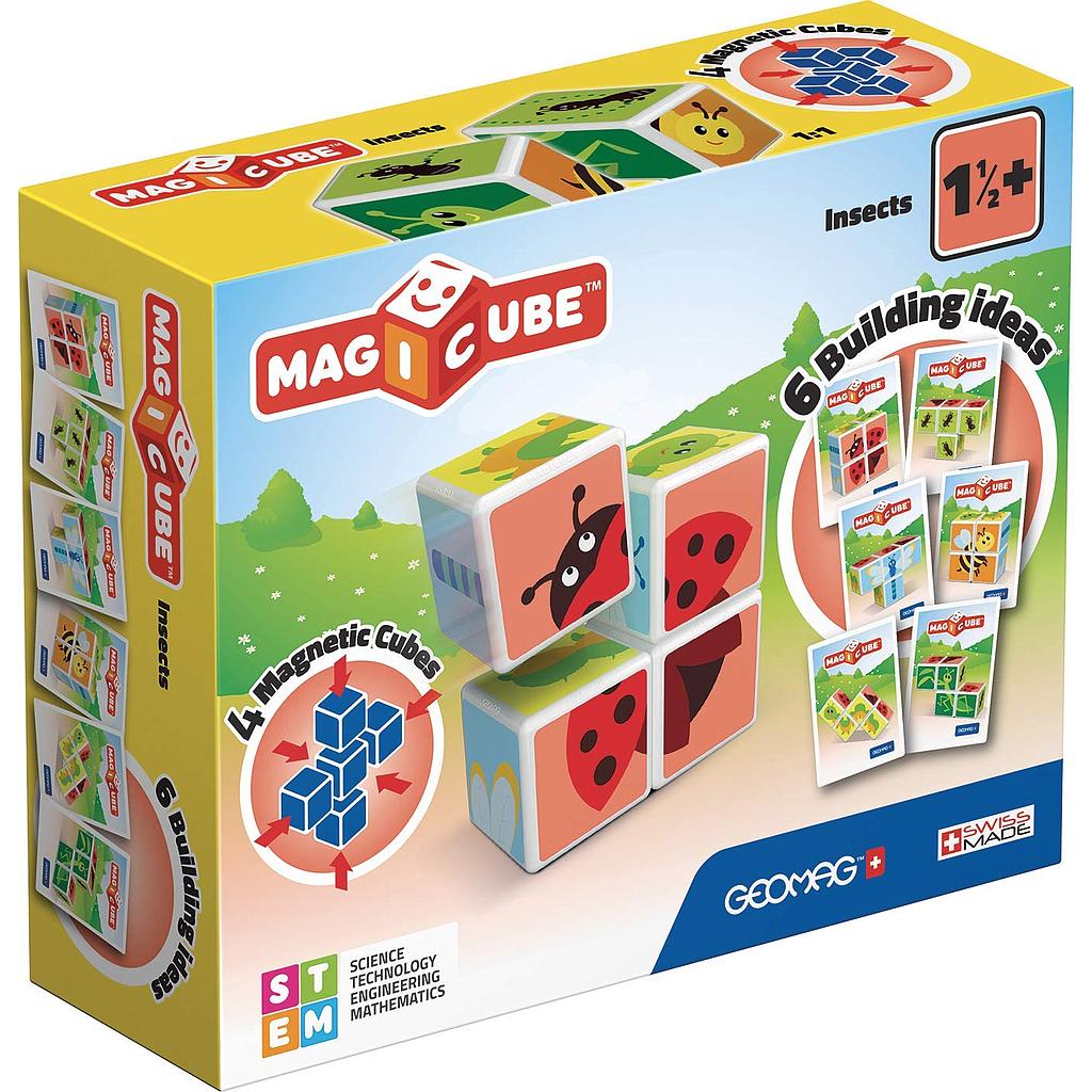 Magicube insetti 4 cubi magnetici