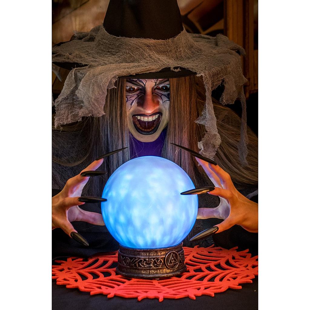 Sfera con luci e suono La palla di cristallo 