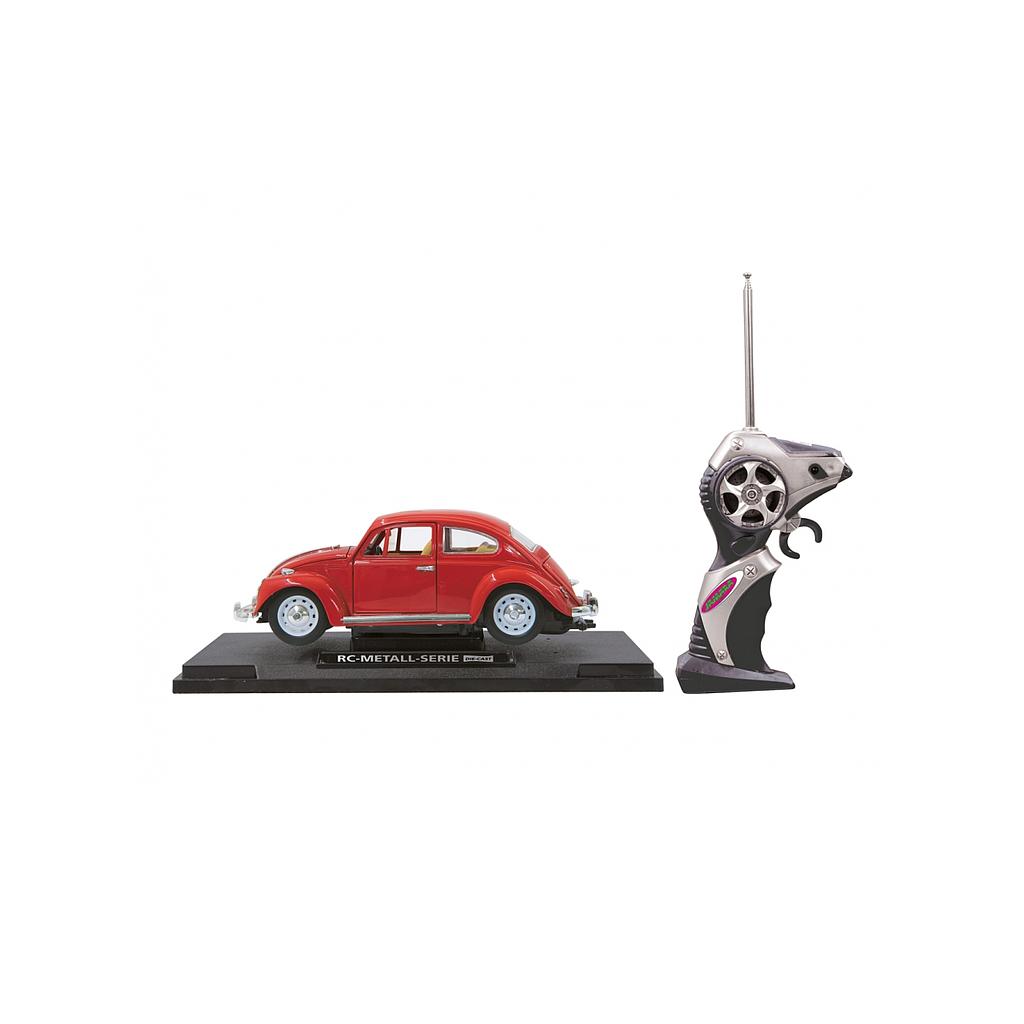 VW maggiolino 1:18 RC Die Cast Ross o 27MHz