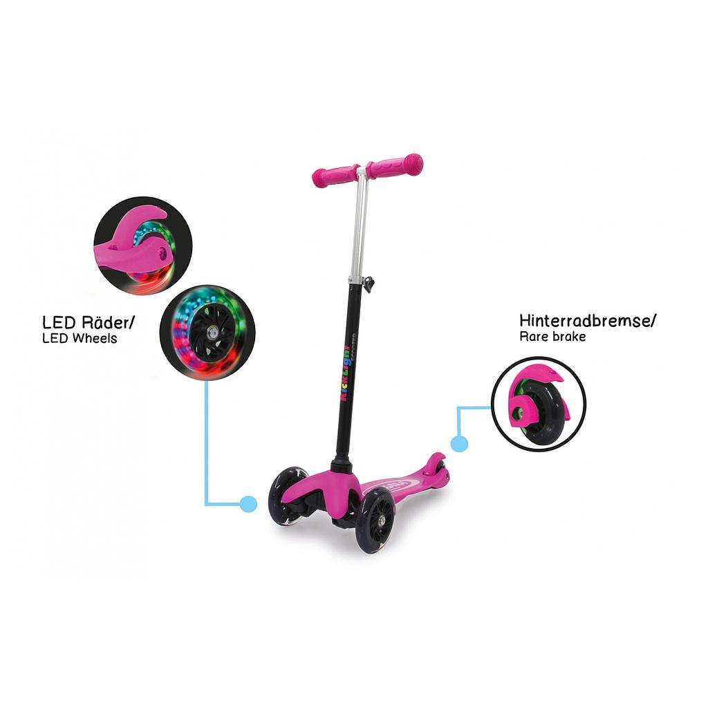 Monopattino Kicklight rosa