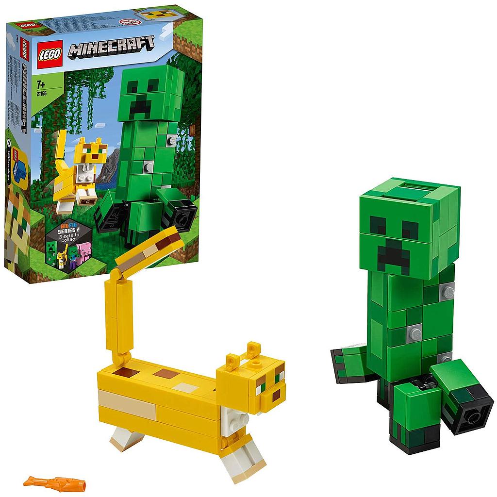 Minecraft Maxi figure Creeper e Gattopardo www betoys