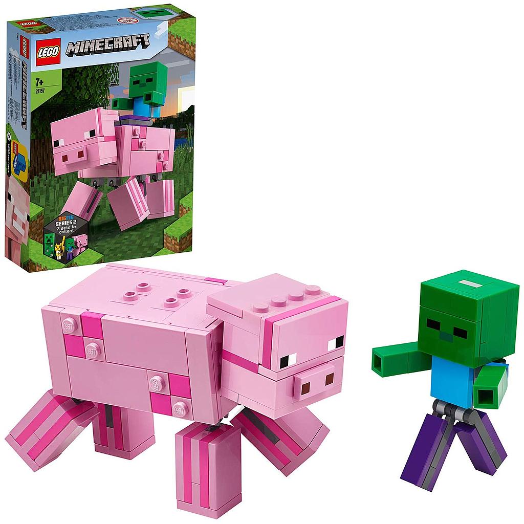 Minecraft™ Maxi-figure Maiale e Baby Zombi