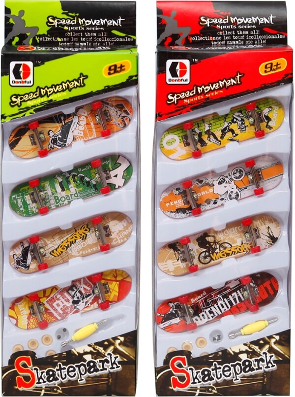 mini fingerskateboard 4pz