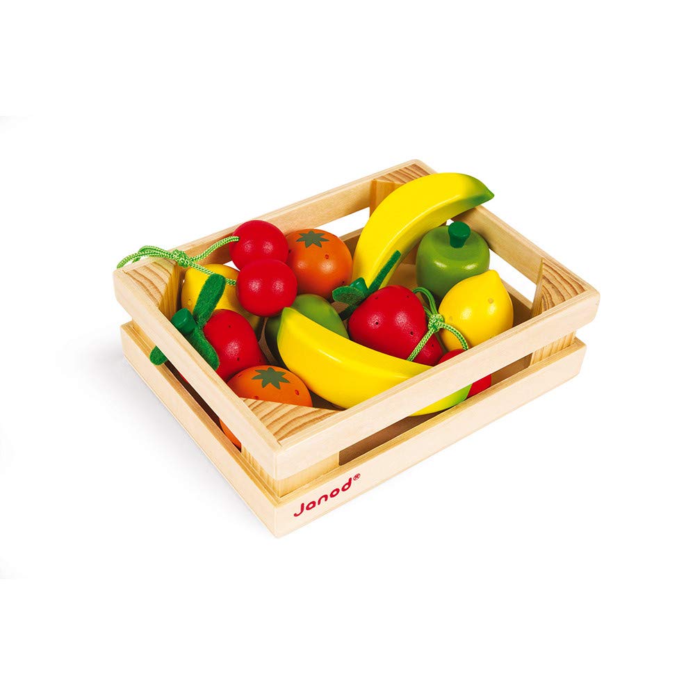 Frutta in legno 12 pezzi