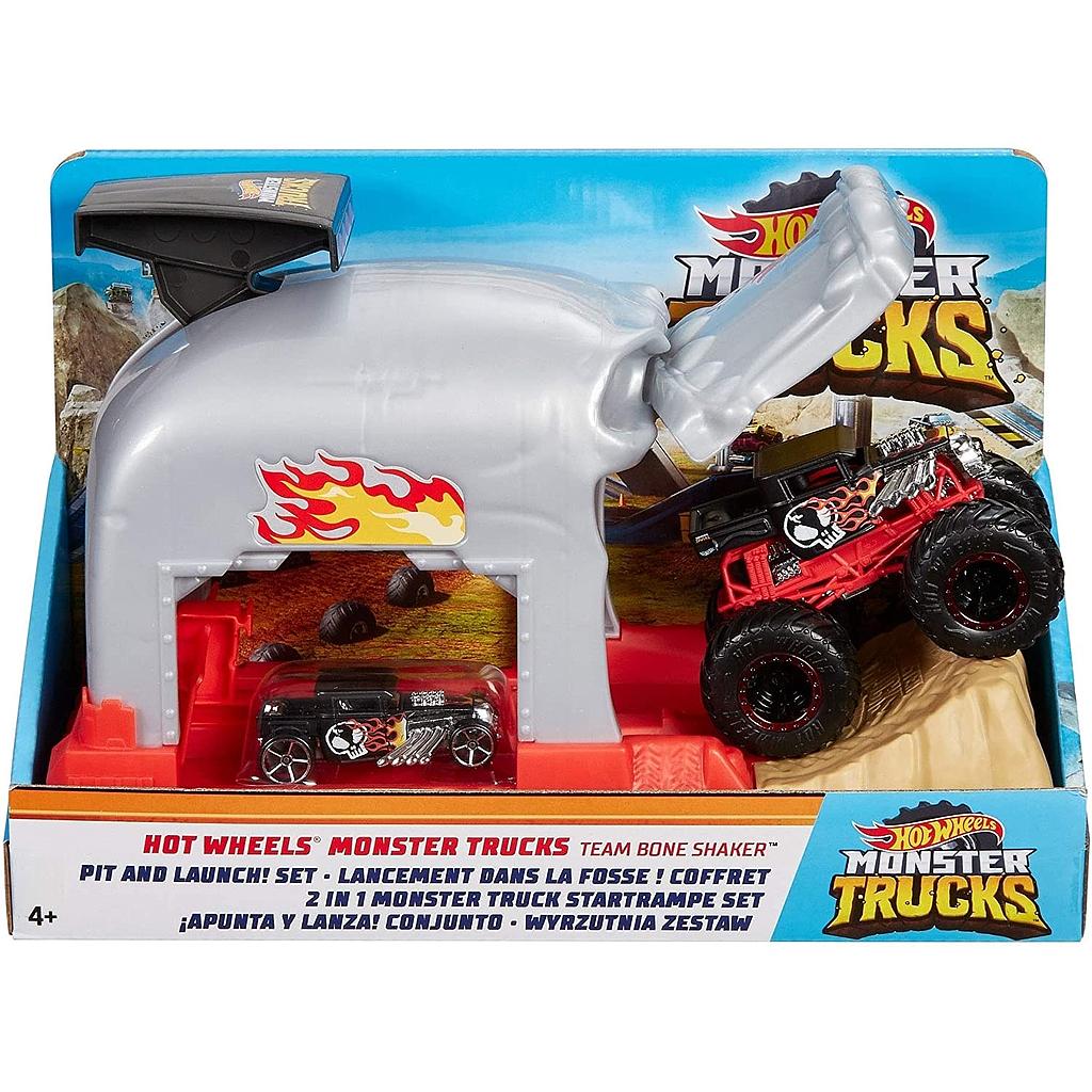 Hot wheels Monster trucks premi e lancia