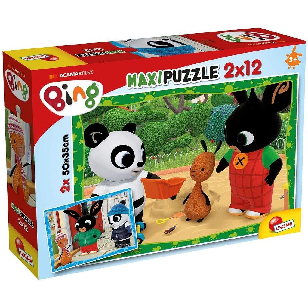 Bing e i suoi amici maxi puzzle 2 x 12 pezzi