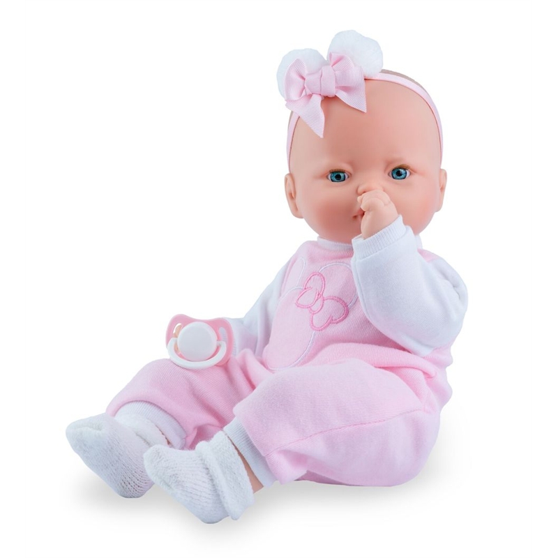 bambola baby rosa 40cm che piange