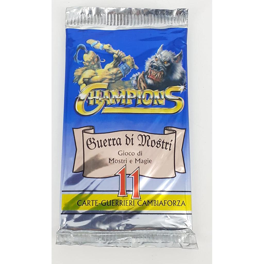 Champions guerra di mostri busta carte guerrieri