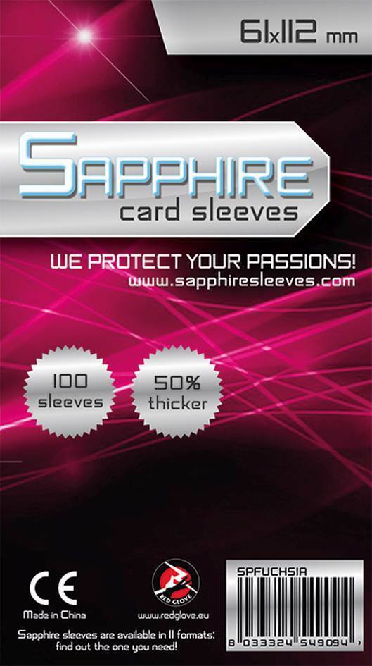 Bustine protettive Fuchsia 61 x 112  mm