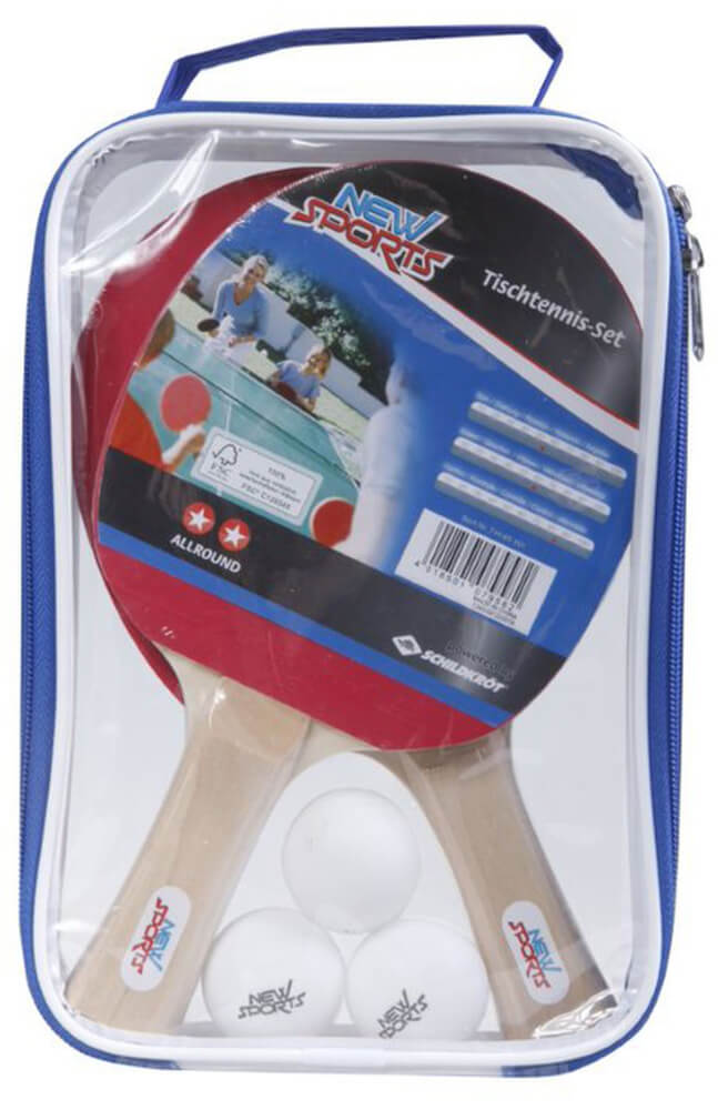 Set Ping Pong con custodia e palline