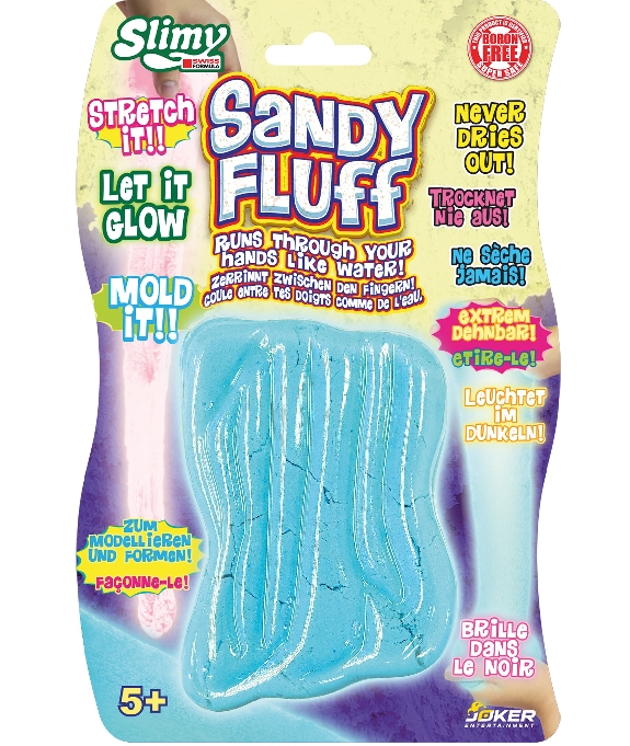 Slime Sandy fluffy in blister 