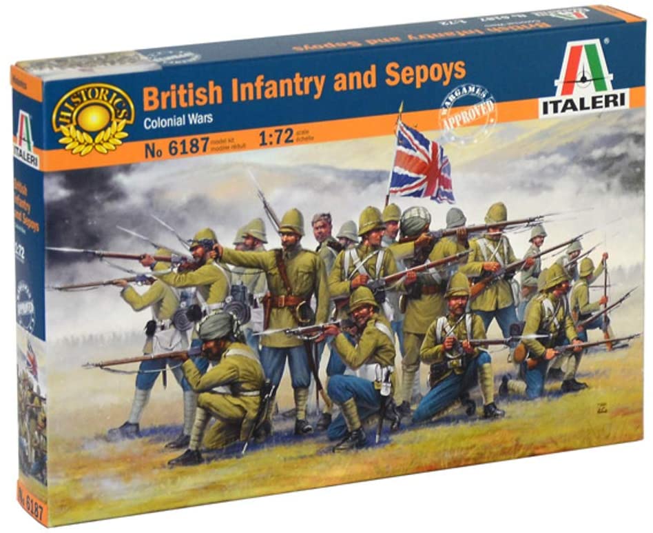 Fanteria britannica e Sepoys 1/72