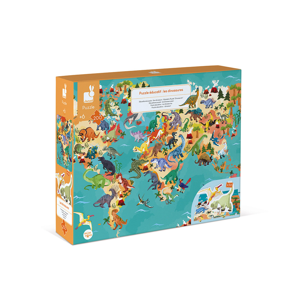 puzzle dinosauri 200pz