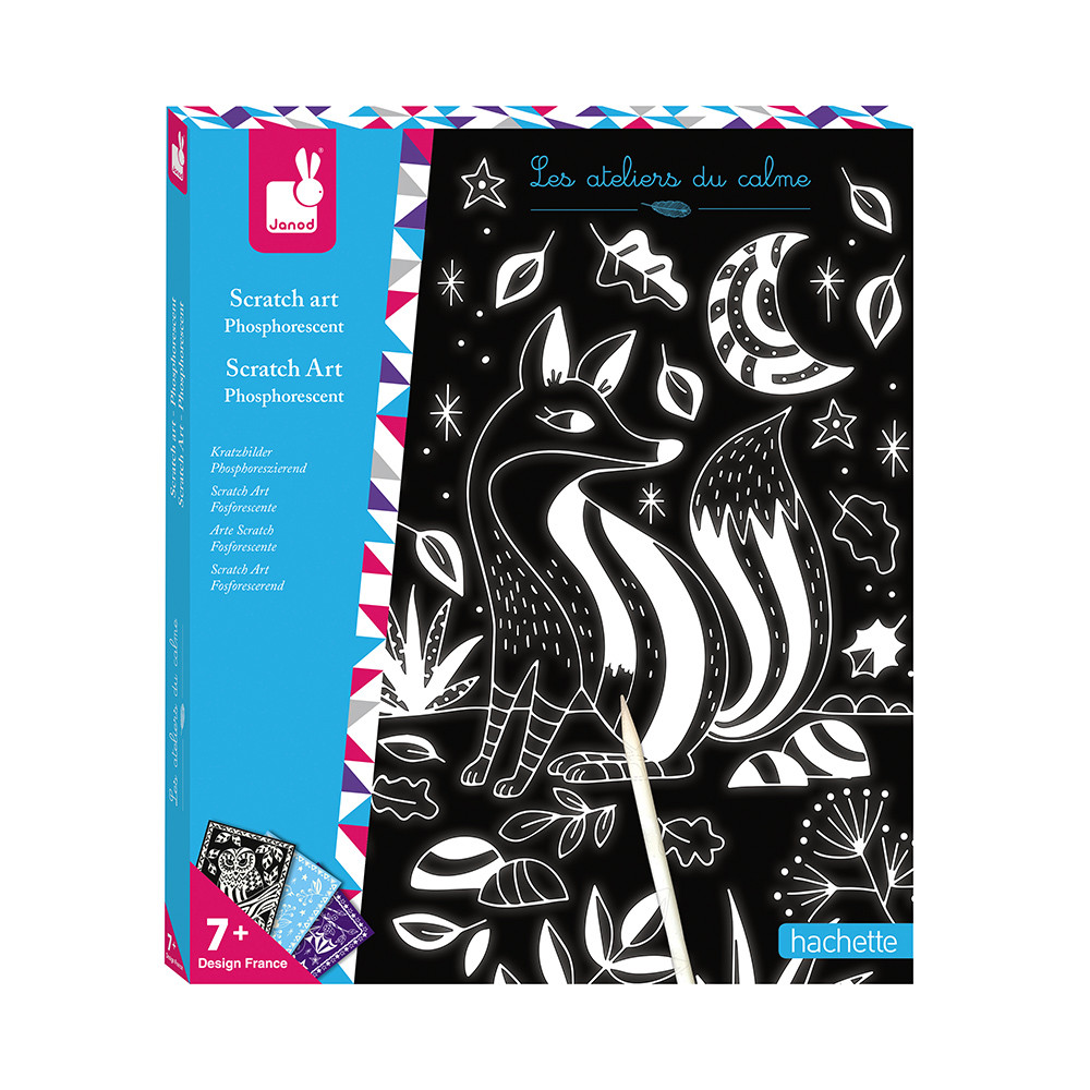 scratch art fosforescente