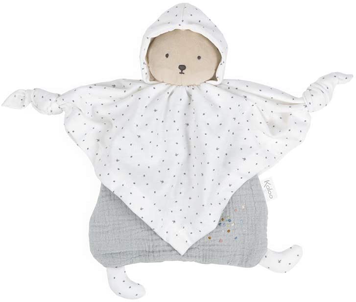 doudou orso cotone bio grigio