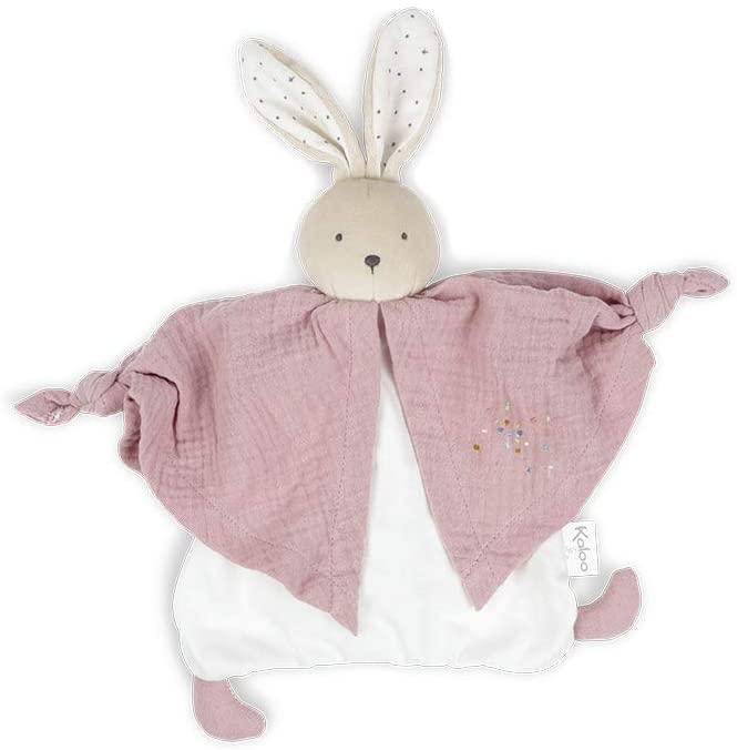 doudou coniglietto cotone bio rosa