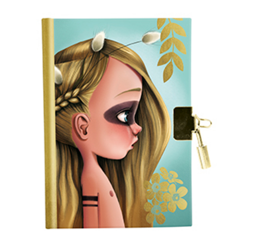 diario segreto Wild blu con lucchetto