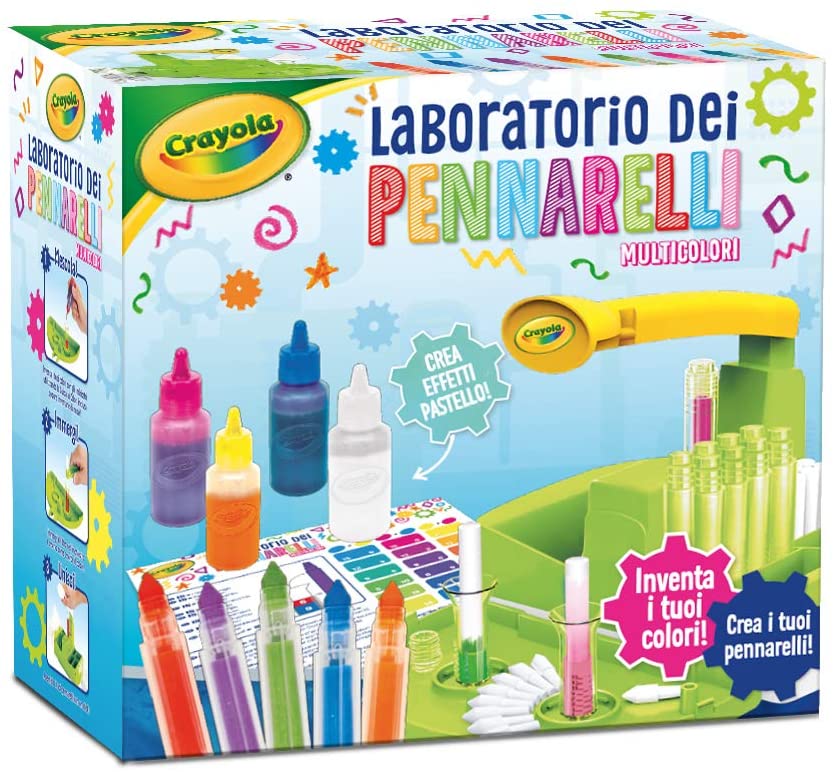 Laboratorio dei pennarelli multicolori