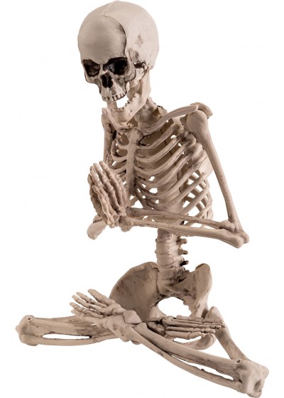 scheletro posizione yoga 18 cm