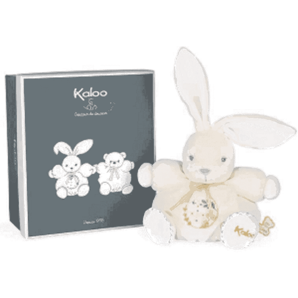 carillon coniglio peluche crema