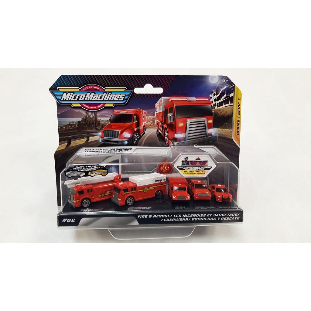 Micro Machines MMW0033 Kit de jeu de secours extensible et connectable à d'autres ensembles