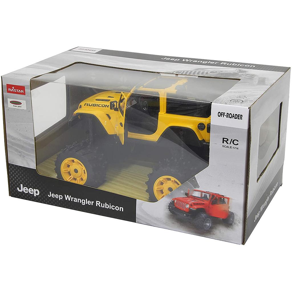 Jeep Wrangler JL 1:14 giallo 2,4GHz big wheel