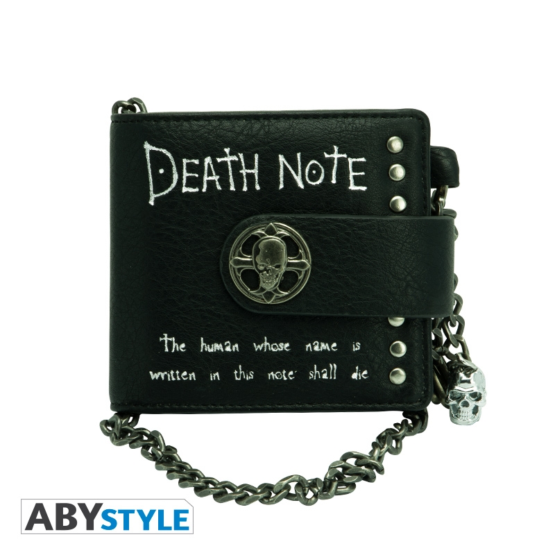 Portafoglio Death Note con catena