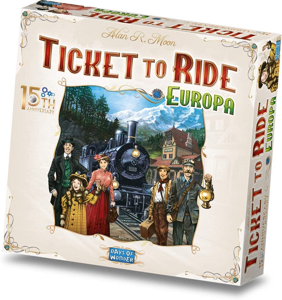 Ticket to ride Europa 15 anniversario