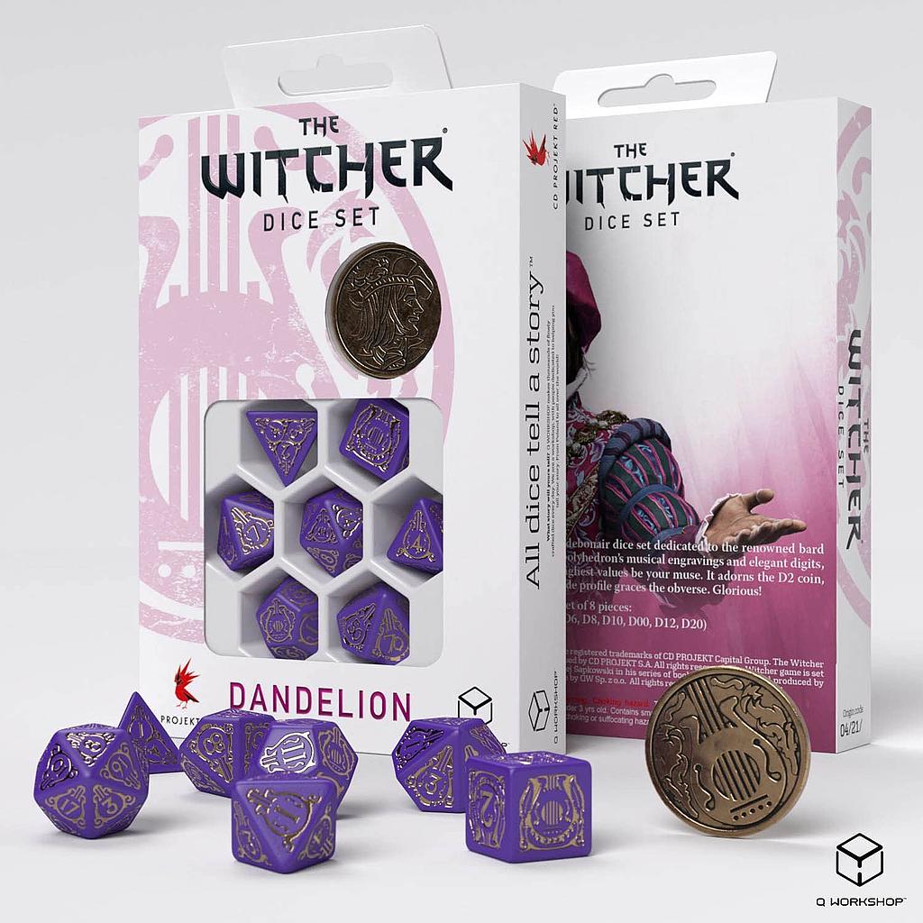 The witcher set 7 dadi Dandelion