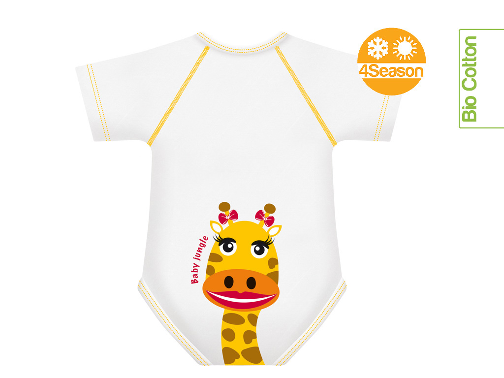 Giraffa body  0-36m bio cotton 4season Jungle