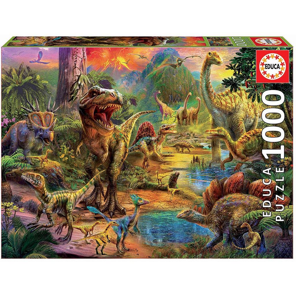 La terra dei dinosauri 1000 pezzi