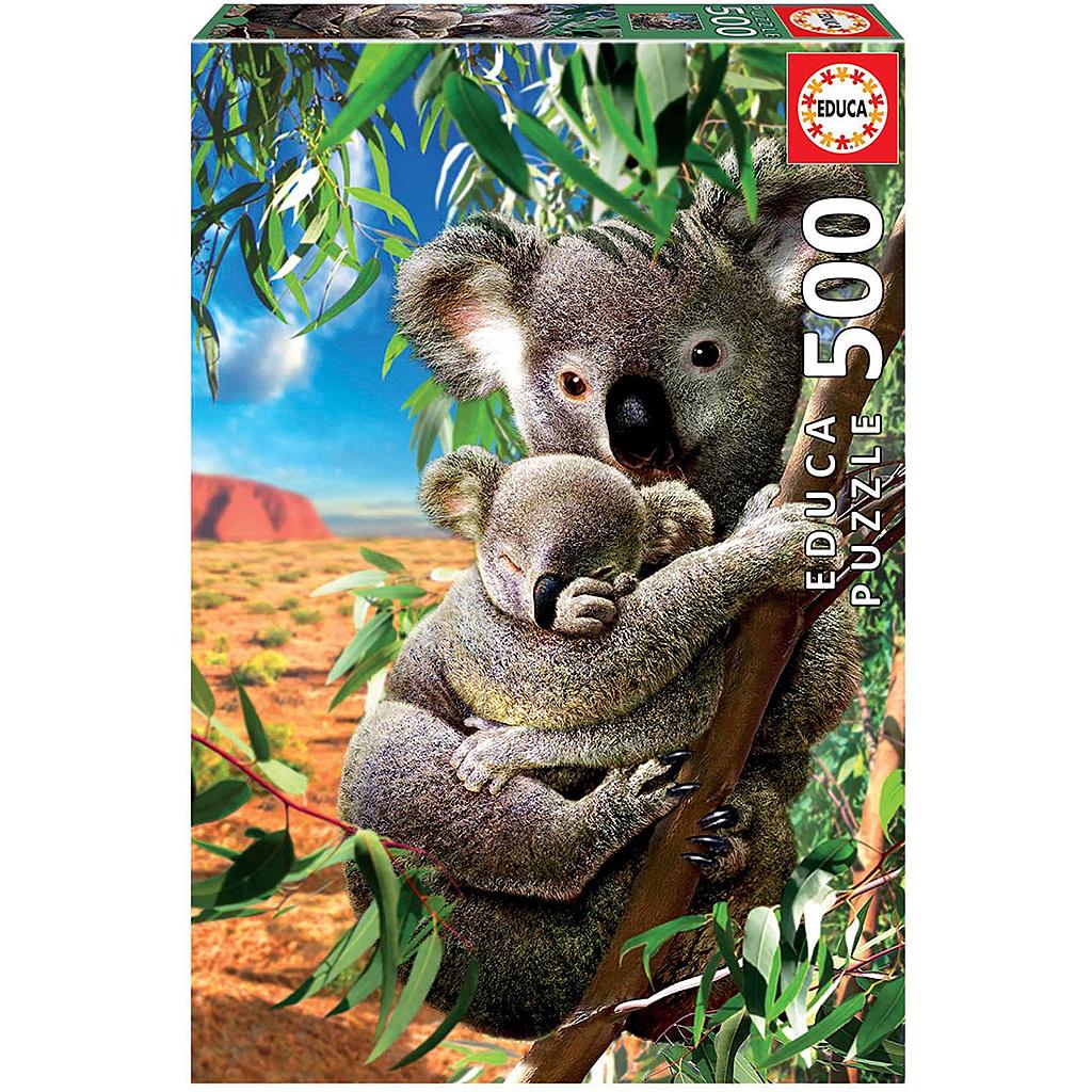 Koala con cucciolo 500 pezzi