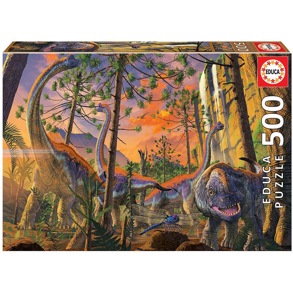 Dinosauri curiosi 500 pezzi
