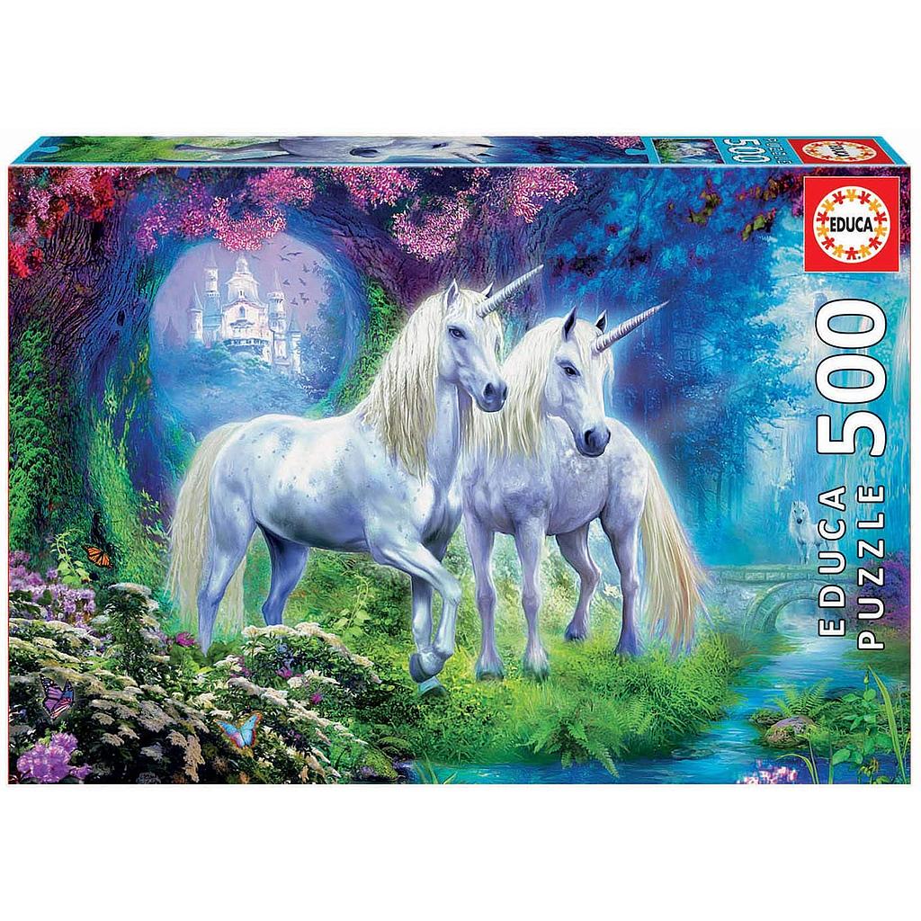 Unicorni nella foresta 500 pezzi