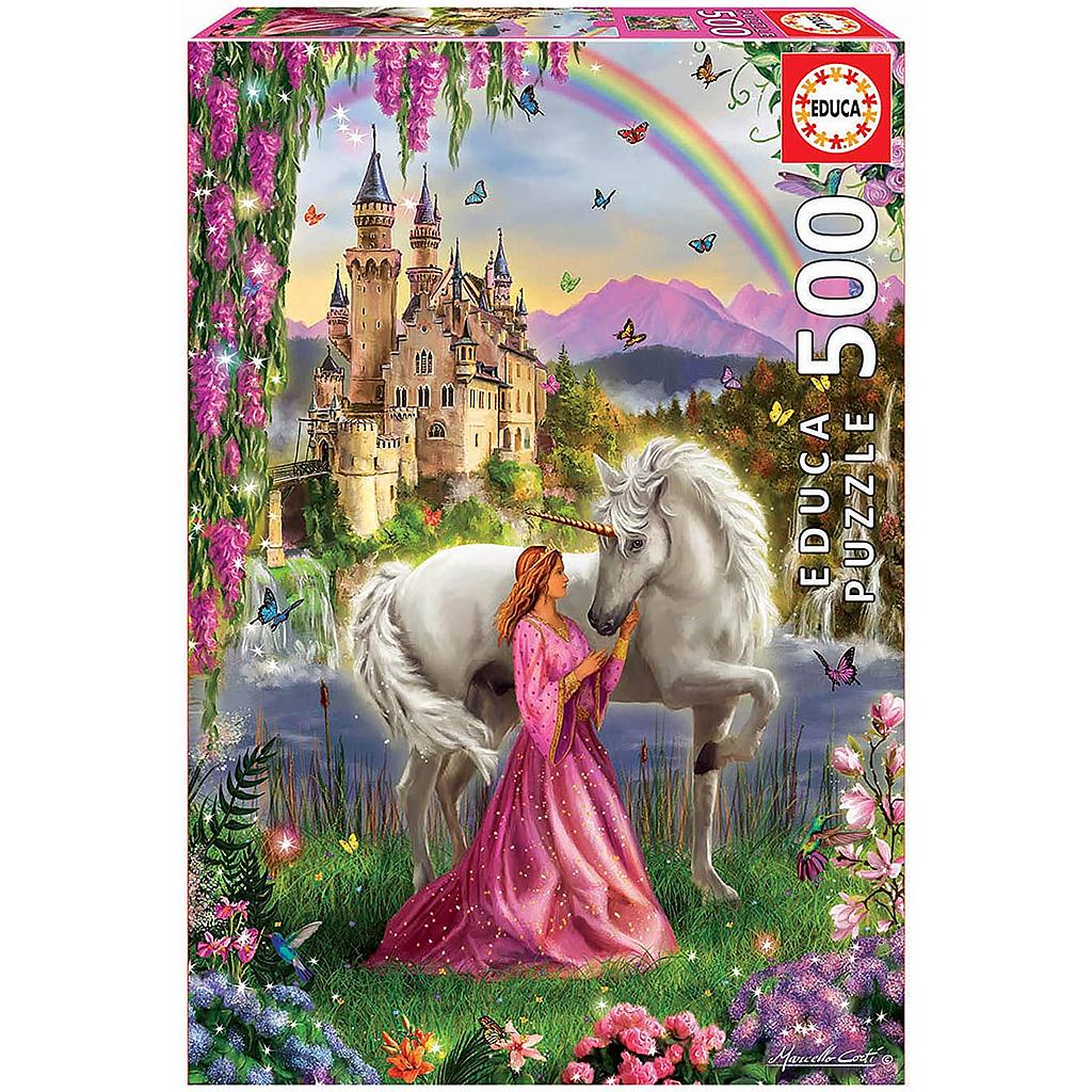 Fata e unicorno 500 pezzi