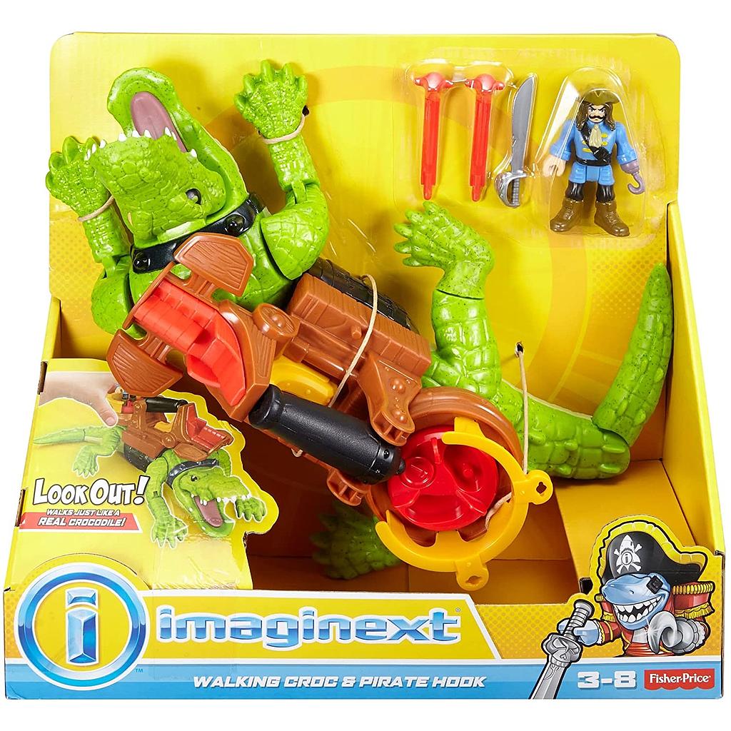Capitan uncino con coccodrillo imaginext