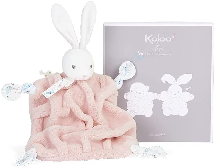 Doudou coniglio rosa cipria 20cm