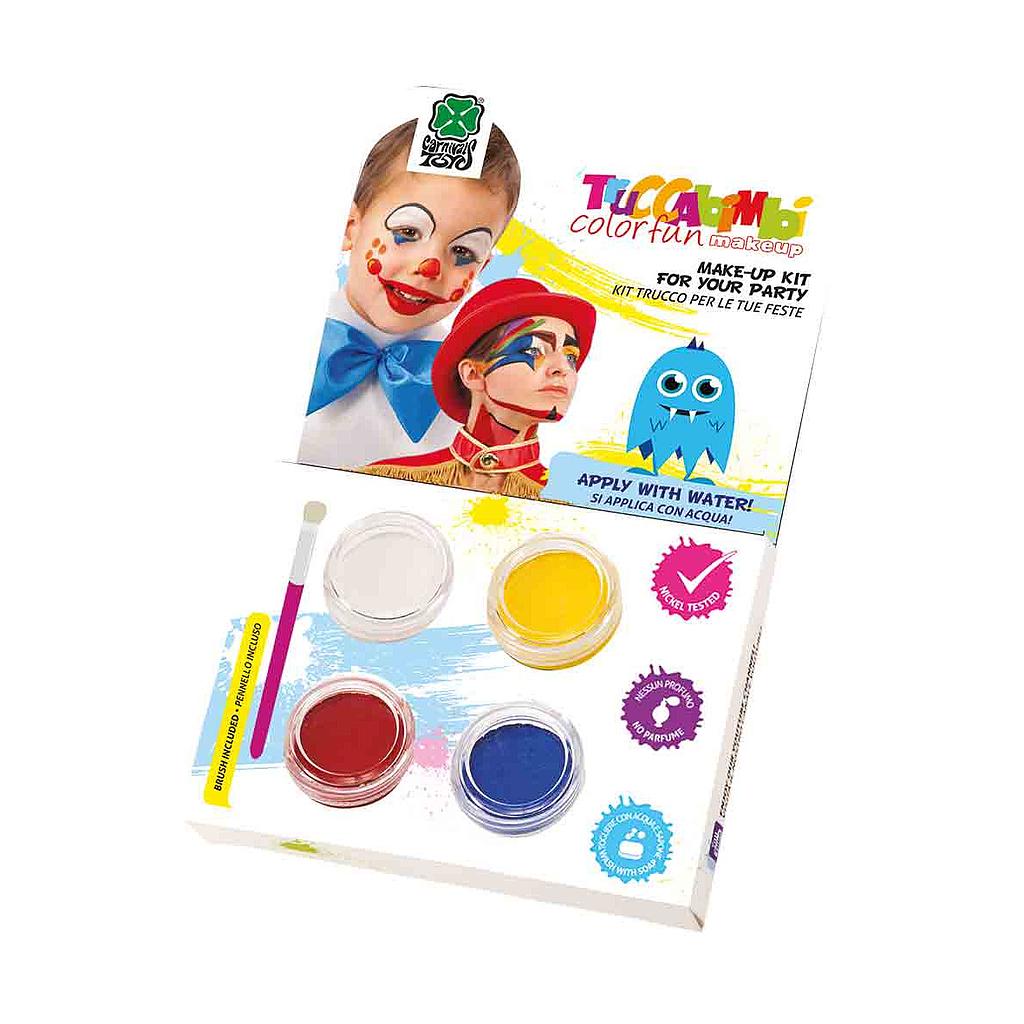 kit trucco ad acqua clown