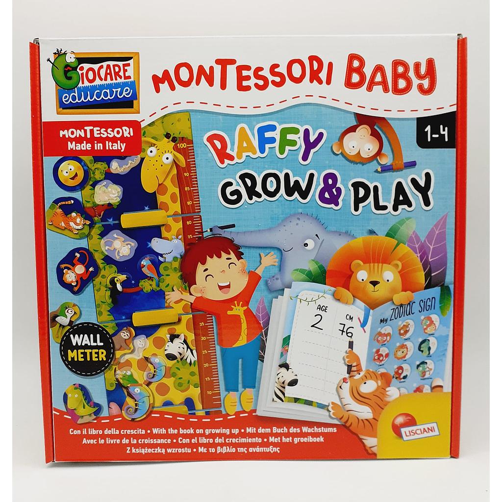 montessori baby giraffa misura bambino