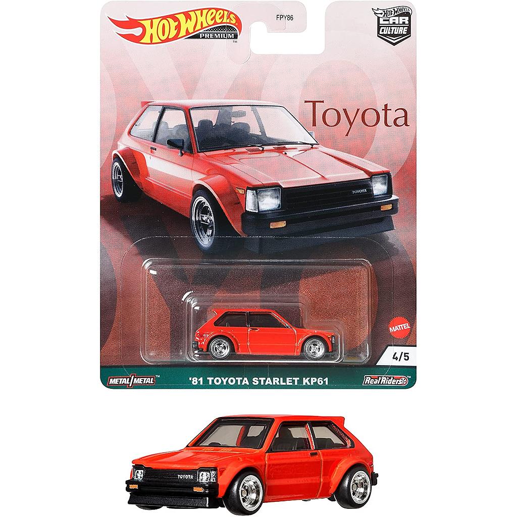 hot wheels '81 Toyota Starlet FP61 1/64