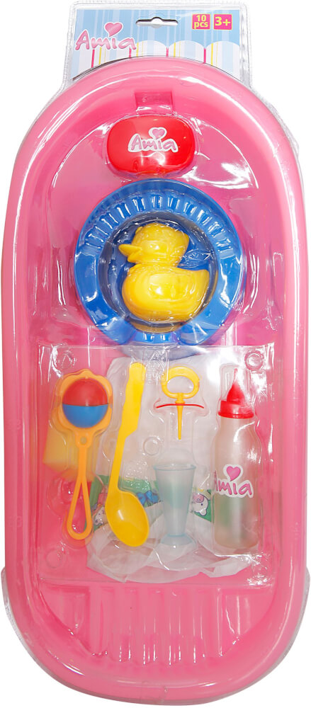 Set vasca da bagno per bambole