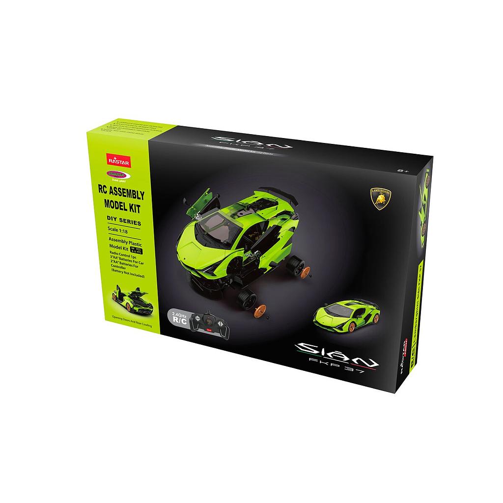 Lamborghini Sian FKP 37 1:18 verde 2,4GHz Kit di costruzione