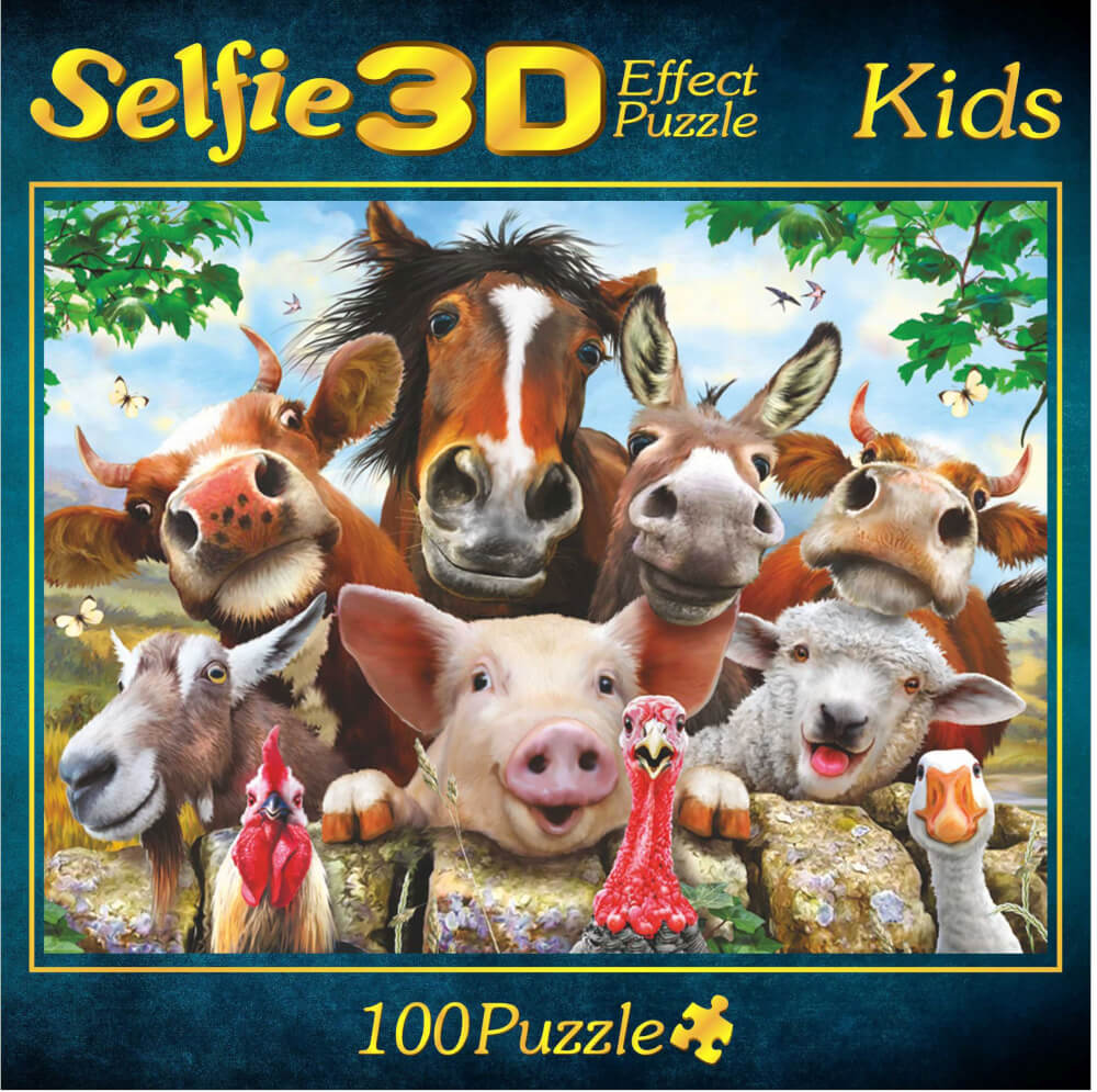 Puzzle My Farm Selfie 100 pezzi