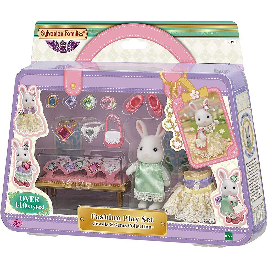 Ruby con gioielli e gemme Sylvanian families