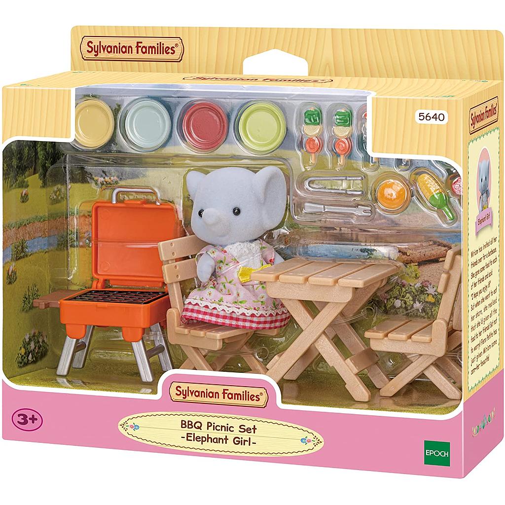 set Barbeque con elefante Sylvanian Families